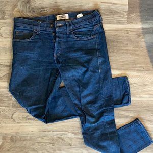 Naked & Famous Denim Super Skinny Guy - Natural Indigo Selvedge - Navy / 33